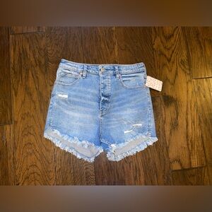 NWT Free People We The Free denim cutoff shorts size 30